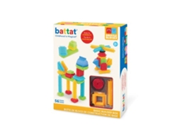 Blocos De Construção Bristle Blocks, 56 Peças Em Uma Caixa Brinquedo De Construção Colorido Simply