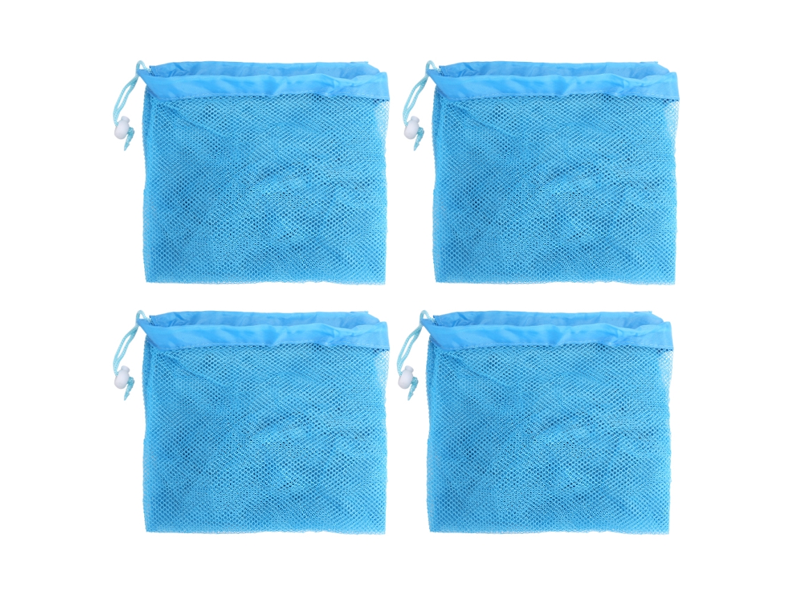 Primerox bolsa de Malha com Cordão Multifuncional para Roupa Branca Brinquedos e Bolas de Beira mar