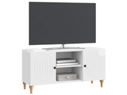 Gabinete para Tv Branco Brilhante 102 X 34,5 X 50 Cm MAISON EXCLUSIVE