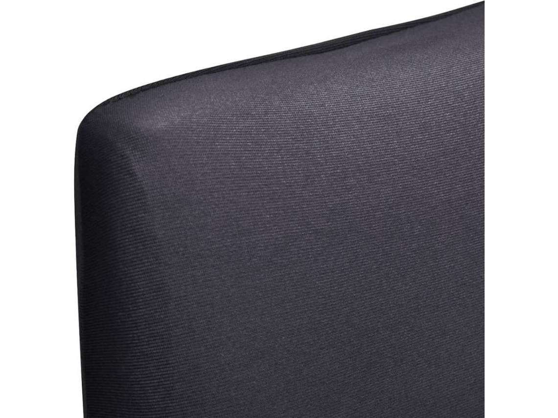 vidaXL Capa extensível para cadeira 6 pcs antracite