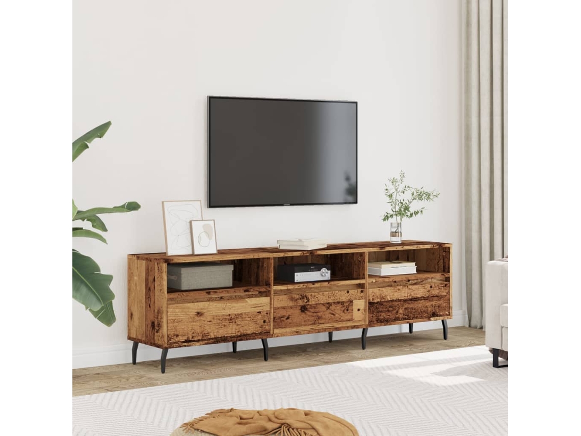 Vidaxl Móvel de Tv 150x30x44,5 Cm Derivados de Madeira Madeira Velha