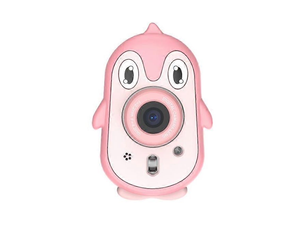 Câmera Digital Infantil Penguin, À Prova D'água, Com Vídeo 4k E Tela De 2,4 Polegadas.