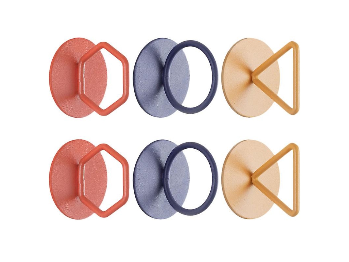 6Pcs Sem Botões de Perfuração ALLINLESS