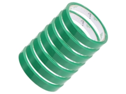 Fita adesiva de polietileno Ibasenice PE para sacolas de supermercado, verde, resistente, ideal para selar e agrupar.