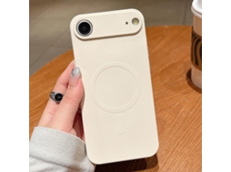 Capa Para Iphone 17 Air - Silicone Líquido De Cor Sólida Com Ímã Magsafe