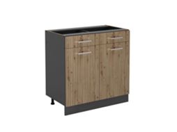 Móvel de cozinha VICCO R-Line, carvalho artesanal, 80 cm sem bancada