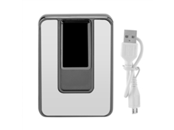 Isqueiro Sem Chama LAXISCREED Usb Rechargeável Prateado