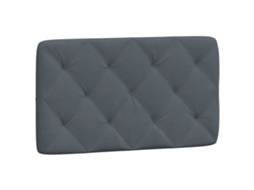 Headboard Cushion, Headboard Cushions Vidaxl Cinzeto Veludo (90 Cm)