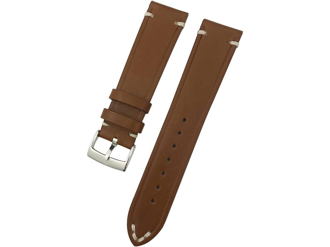 Pulseira de couro para relógio 20 21mm GOKOCO
