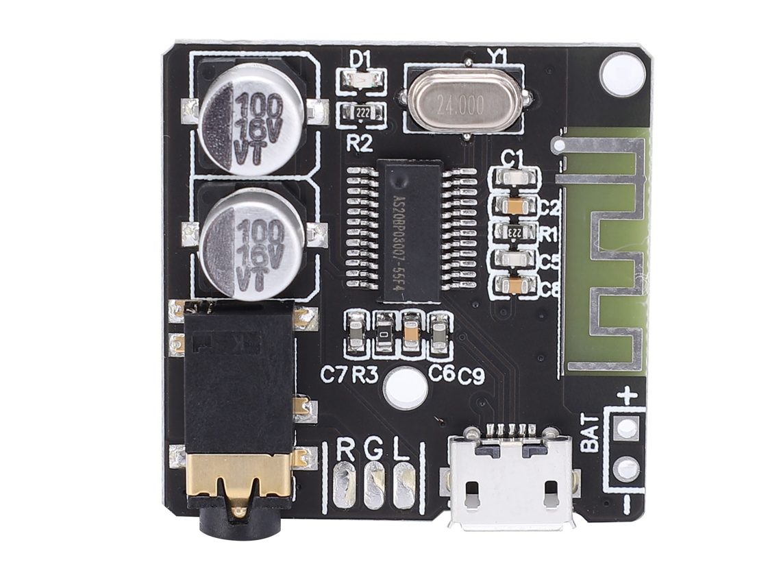 Módulo de Amplificador de Áudio Bluetooth 5.0 Decoder Board com Saída Estéreo Dualchannel para Refit