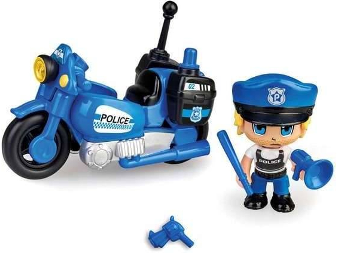 Pinypon Action Moto De Policia (3 anos - ‎7.5 x 6 x 6 cm)