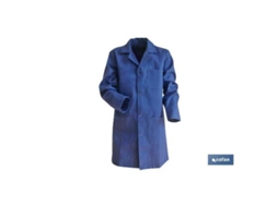 Bata azul oscura limeur 100% algodón t-xl