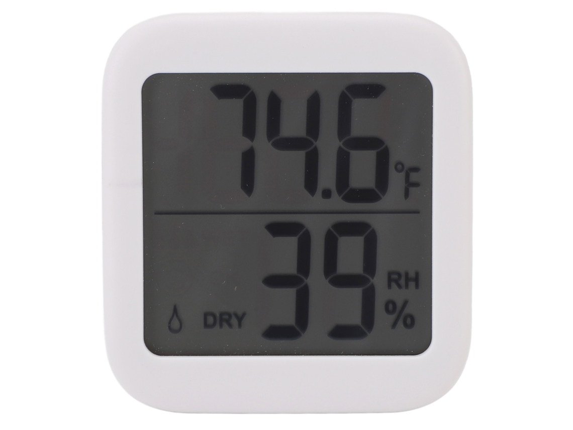 Termômetro Higrômetro Digital com Display LCD, Apoio Magnético e Mesa para Casa, Medição Precisa de Temperatura e Umidade | S/MARCA