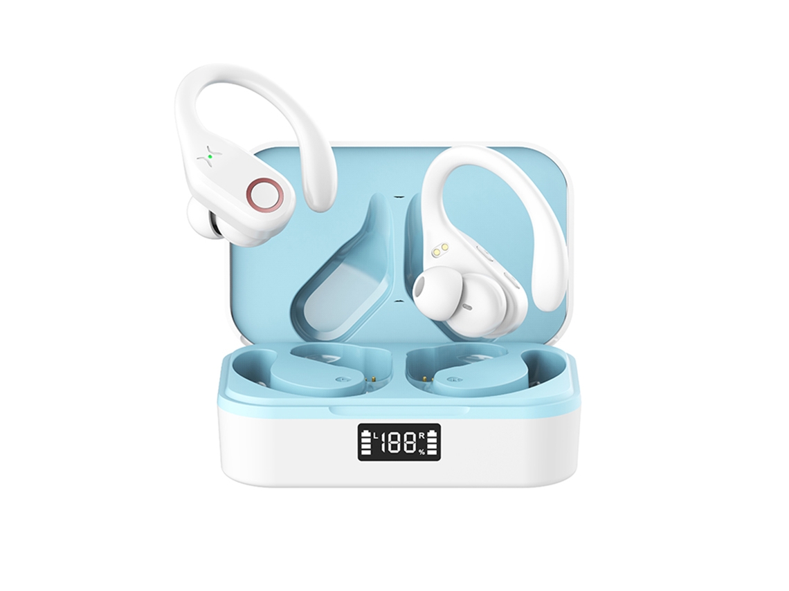 Fones de Ouvido Bluetooth Supra auriculares EOOCOO (bluetooth 5.4, Cancelamento Inteligente de Ruído)