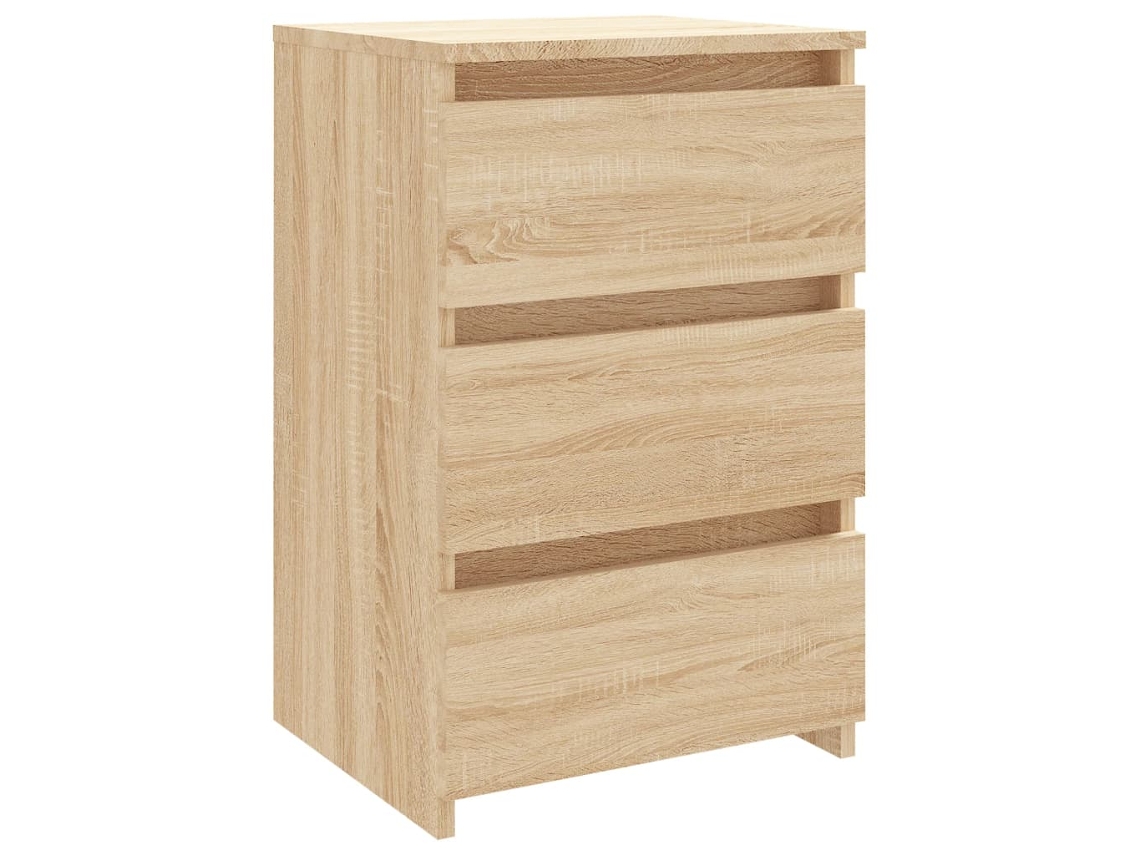 Bed Cabinet, Bed Cabinets Vidaxl Marrom Madeira Processada (n/a)