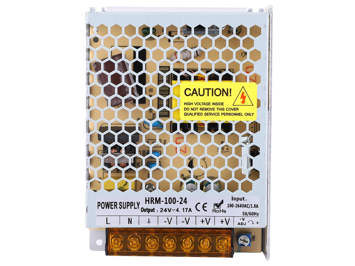 Adaptador De Alimentación De Conmutación Ultra Delgado Interior 24v 4.17a 100w Para Tiras Led
