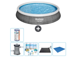 Bestway Piscina Bestway Fast Set Redonda - 396x84 Cm - 6-peças S21446