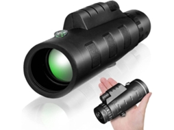 Binóculos ENKERS Monoculares 40X60 HD de Foco Duplo Prisma À Prova D'Água À Prova de Neblina Bak4 para Observação -Preto