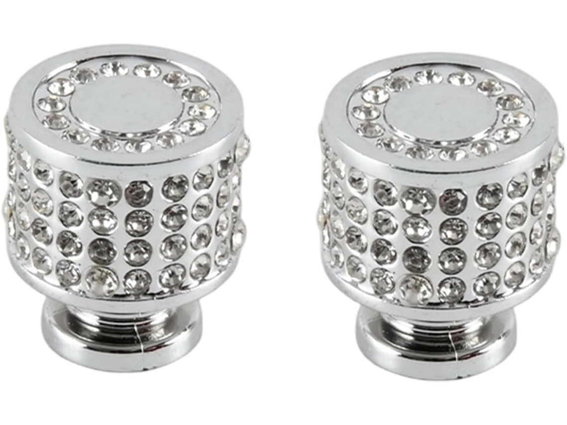 2-puxadores De Cristal Para Gavetas Armários, Alças Em Abs, Puxadores De Luxo Para Armários Cozinha, Design Moderno