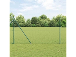 Vidaxl Cerca Hexagonal Com Poste 50 X 1,5 M Aço Revestido De Pvc Verde