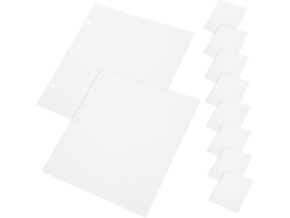 10 Peças De Páginas Autoadesivas Para Álbum De Fotos Em Pvc Para Scrapbooking E Proteção De Coleção