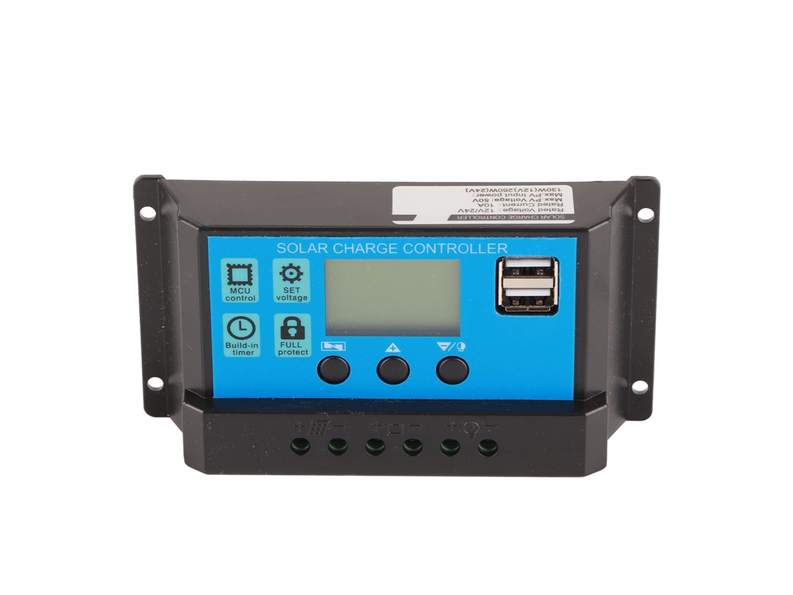 Controlador de Painel Solar Pwm com Display Lcd S/MARCA
