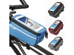 Bolsa Para Telefone De Tubo Superior De Bicicleta Mtb Com Furo Para Fones De Ouvido Compatível Com Tela Sensível Ao Toque 6"