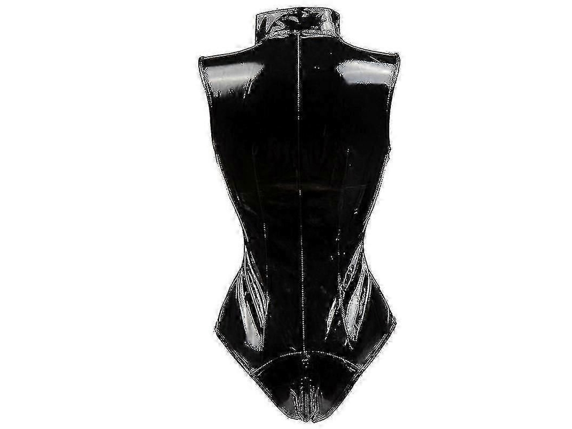 Fantasia de Catwoman em Couro Falso Modelo 8921 Vermelho