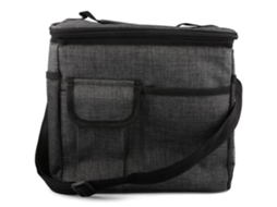 Bolsa Térmica De 14 Litros, Preta, Cinza, Formliving, Isolamento Para Alimentos, Portátil