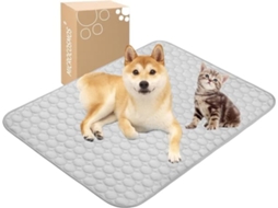 Tapete Refrescante, para Pets, 102x71 Cm, Cinza AQUAFORGE