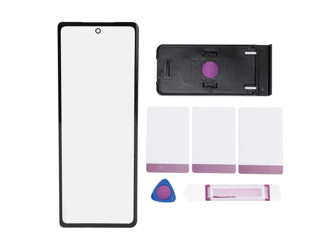 Aetheria kit de Reparo de Tela Vidro Frontal Externo para Galaxy Z Fold 2 5g F916 com Suporte e Ferramentas