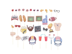 1 Conjunto De Adereços Fotográficos Para Festa Esportiva Allinless