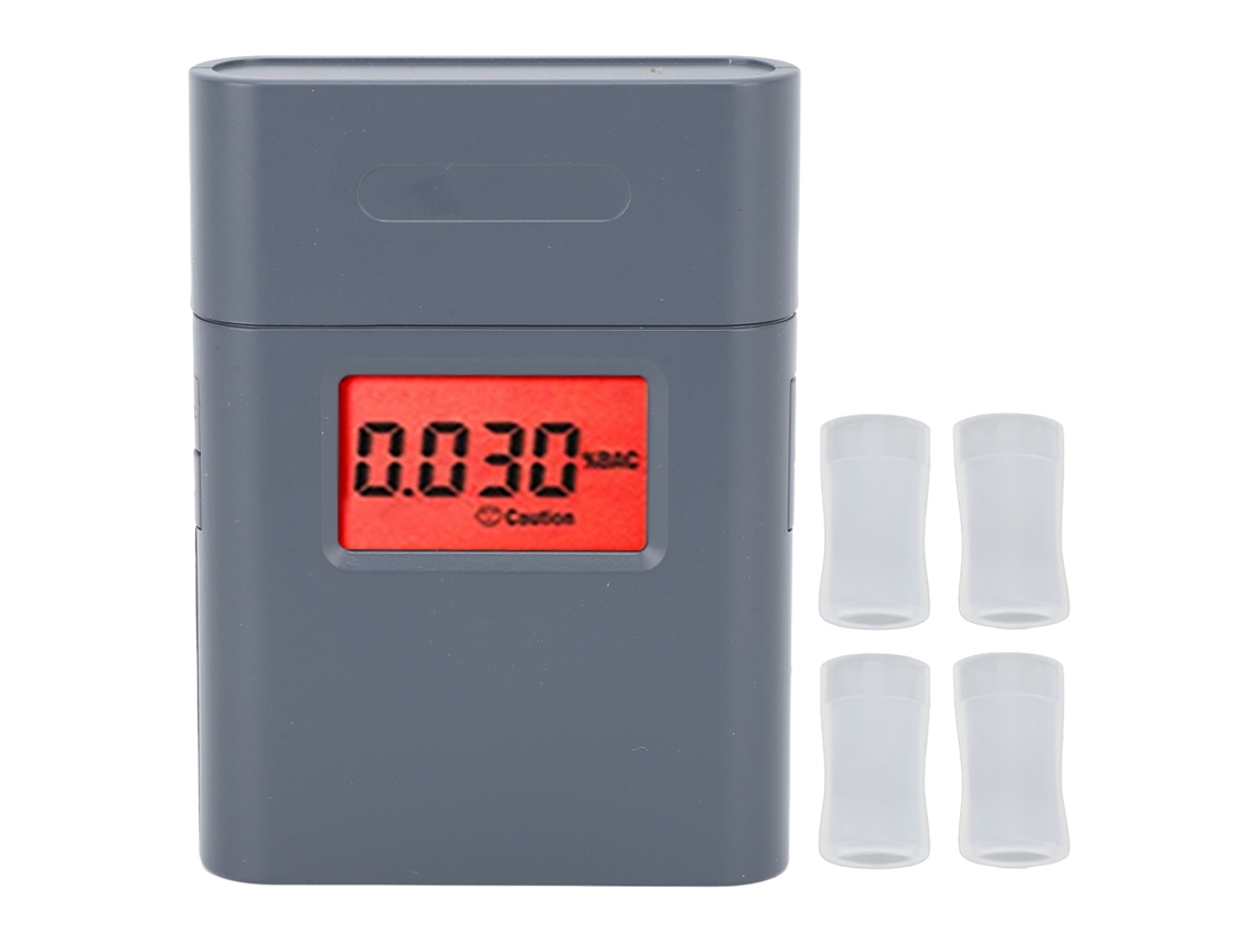 Medidor de Álcool Portátil com Display LCD e 5 Bicos | S/MARCA