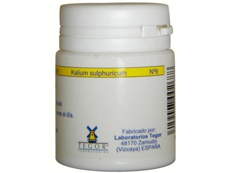 Kalium Sulfato de Potasio D6 Tegorsales Nº6 LABORATORIOS TEGOR