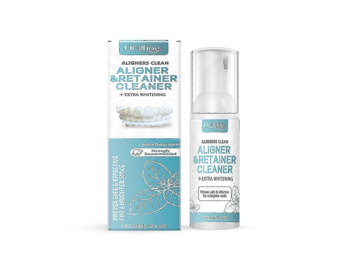 Mousse De Limpeza Para Aparelhos Ortodônticos, Corretor Para Refrescar A Boca E Os Dentes, Espuma De Limpeza Suave