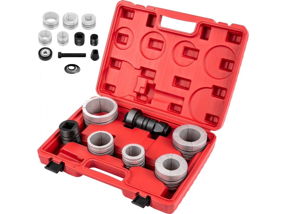 Conjunto De Alargadores De Tubos De Escape 6 Peças 1-5/8" A 4-1/4" Com Estojo Prático E Durável Tekmaquinas
