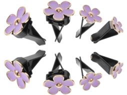 Clipes De Ventilação De Carro De Metal Roxo