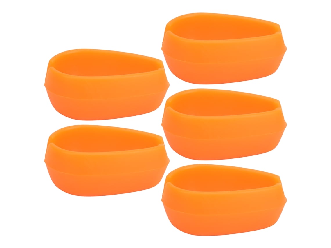 Molde de Isca para Pesca Inline 5pcs Laranja