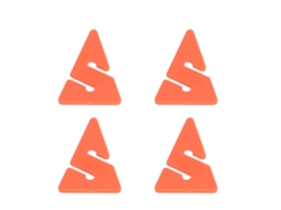 4pcs Marcador De Linha De Mergulho Triangular Com Seta Abs Para Mergulho Em Naufrágios E Cavernas Laranja