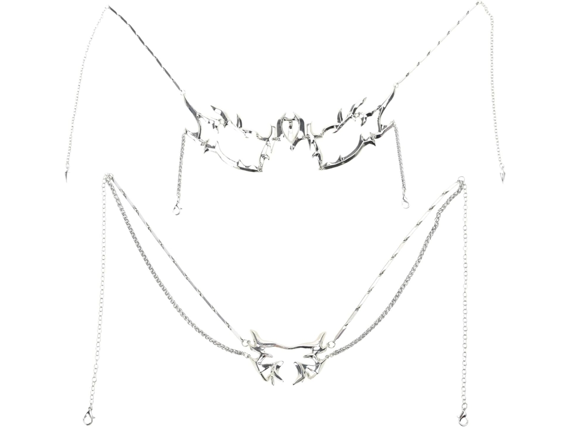 Conjunto de 2 Meias de Metal para Cosplay SFUSHOS