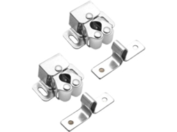 Conjunto De 2 Fechos Magnéticos Para Armários, Batentes De Porta, Amortecedores Para Guarda Roupas E Acessórios Móveis