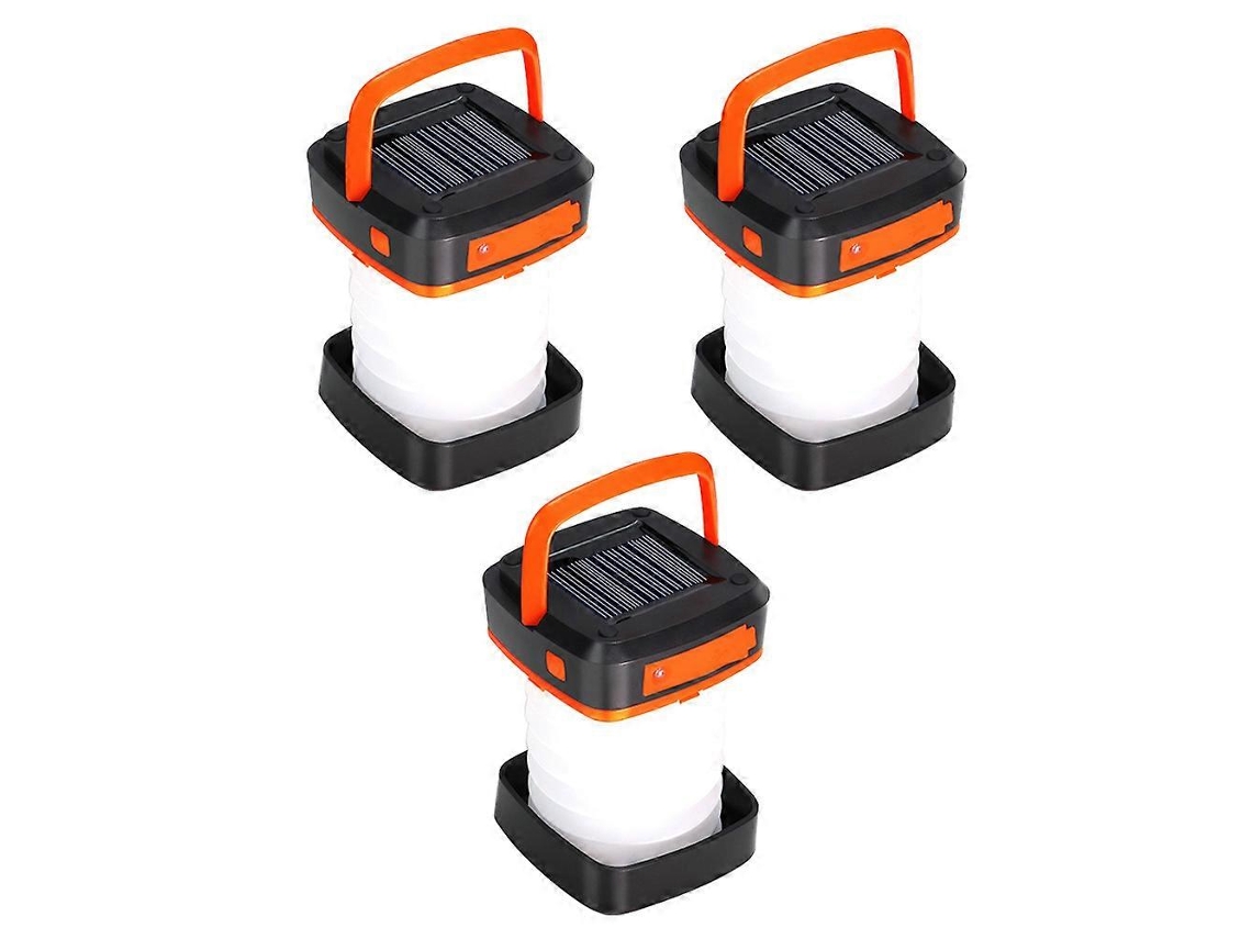 Luz De Acampamento Led Dobrável Alimentada Por Energia Solar Luz Solar Recarregável Luz Portátil Usb. Olysi Shop