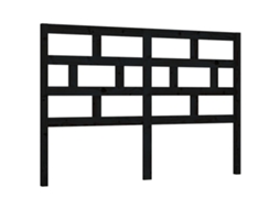 Cabeceira de Cama 156x4x100 Cm Pinho Maciço Marrom MAISON EXCLUSIVE