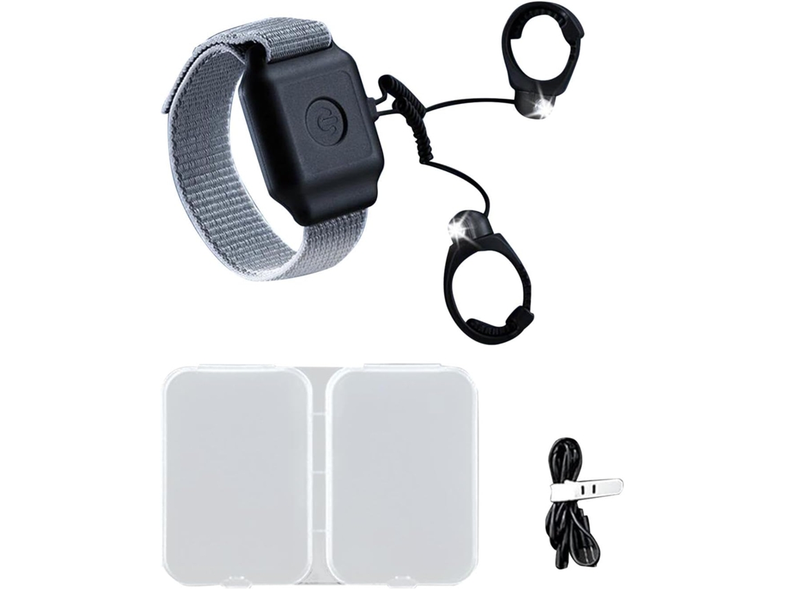 Mini Pulseira De Led Com Luz De Pulso, Ergonômica, À Prova D'água, Compacta E Fácil De Transportar, Com Função