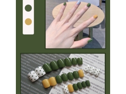Uñas Falsas Terminadas Com Parches Plásticos Usáveis Acessórios De Manicure E Arte De Uñas 05
