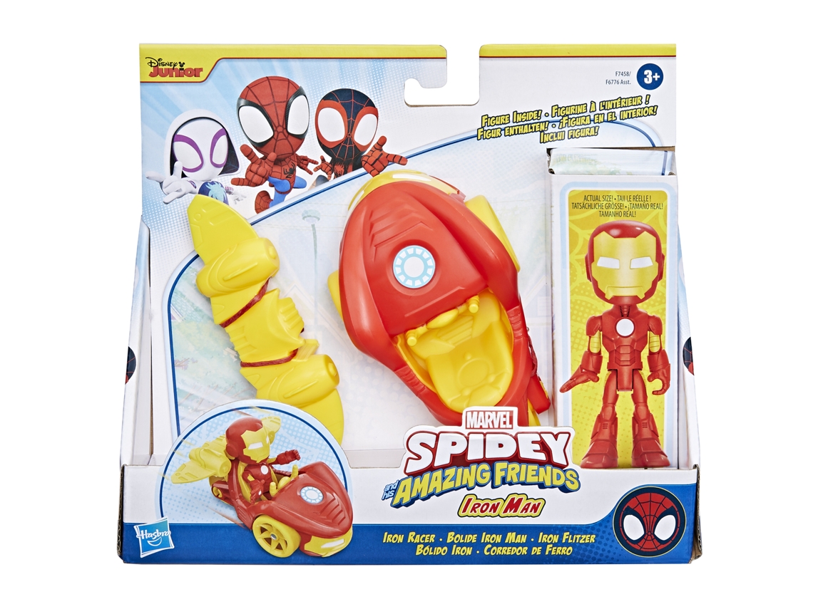 Marvel SPIDEY AND HIS AMAZING FRIENDS Conjunto Corredor de Ferro (Idade recomendada: 3 anos)