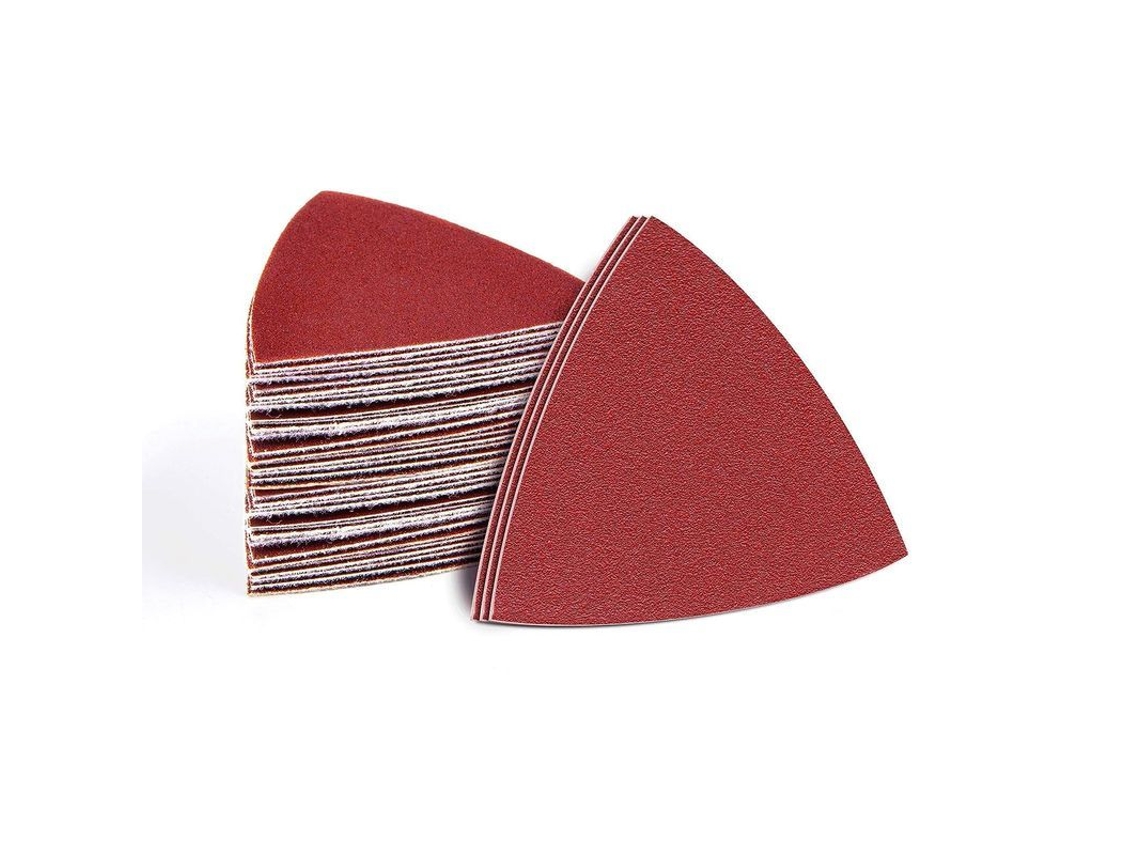 Papel De Lija Triangular Multiuso | Granos 60,120,240 | 60 Hojas 80x80x80mm