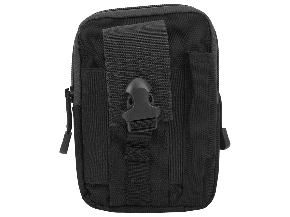 Bolsa Cintura Militar Edc com Suporte Celular Preta