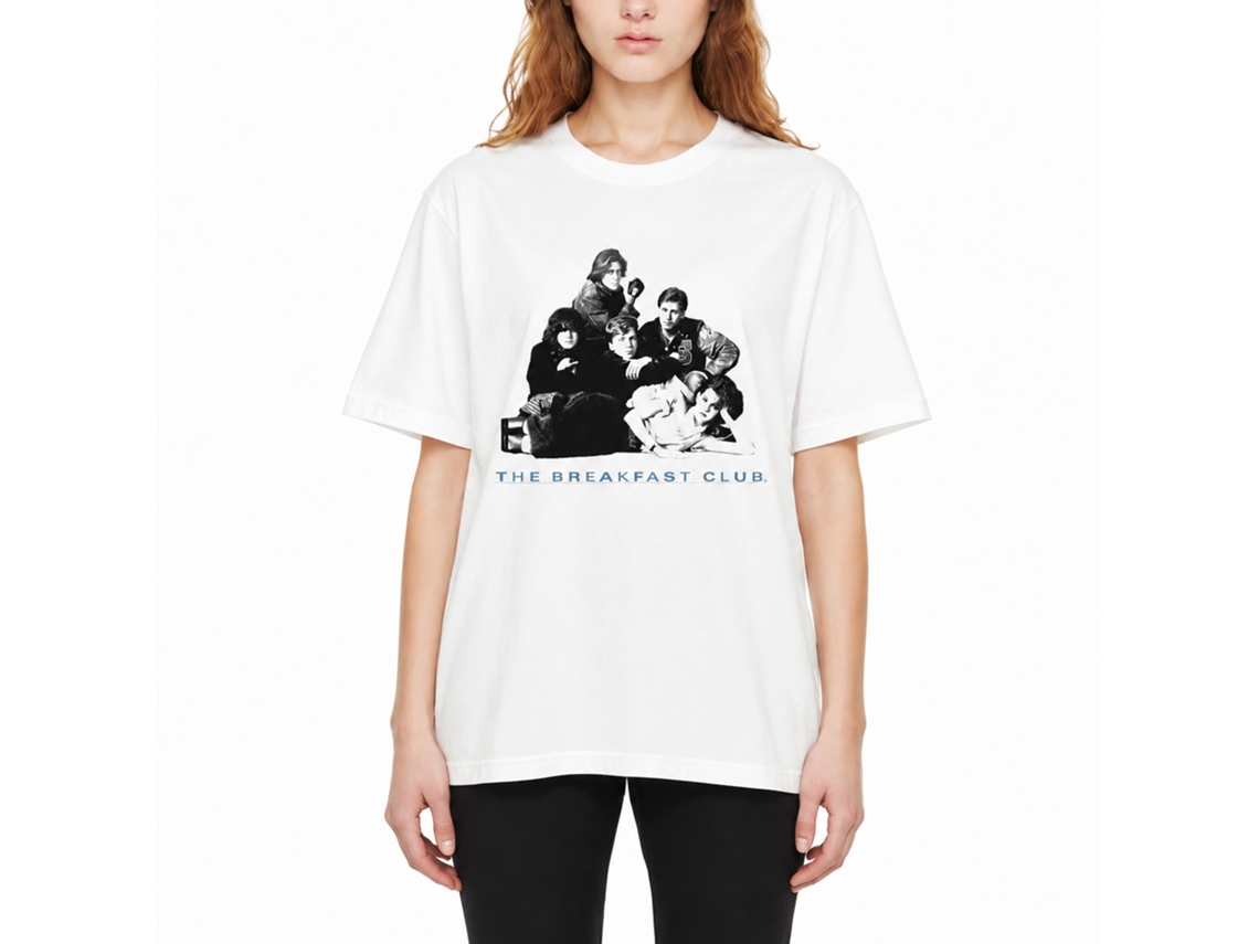 Rockinstone Breakfast Club Movie Group White Adult Shirt Size:xl