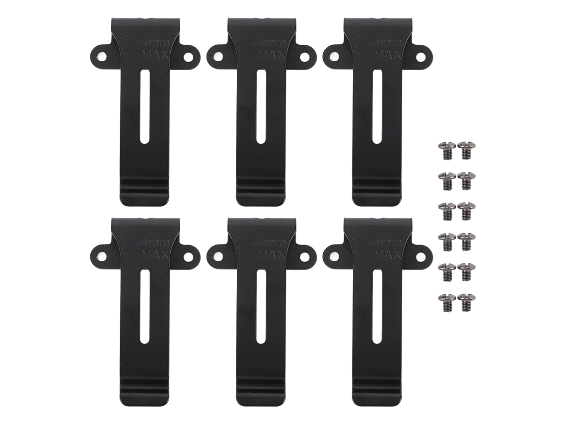 Clipes de Cinto para Rádio LAXISCREED Lt 6100 6pcs